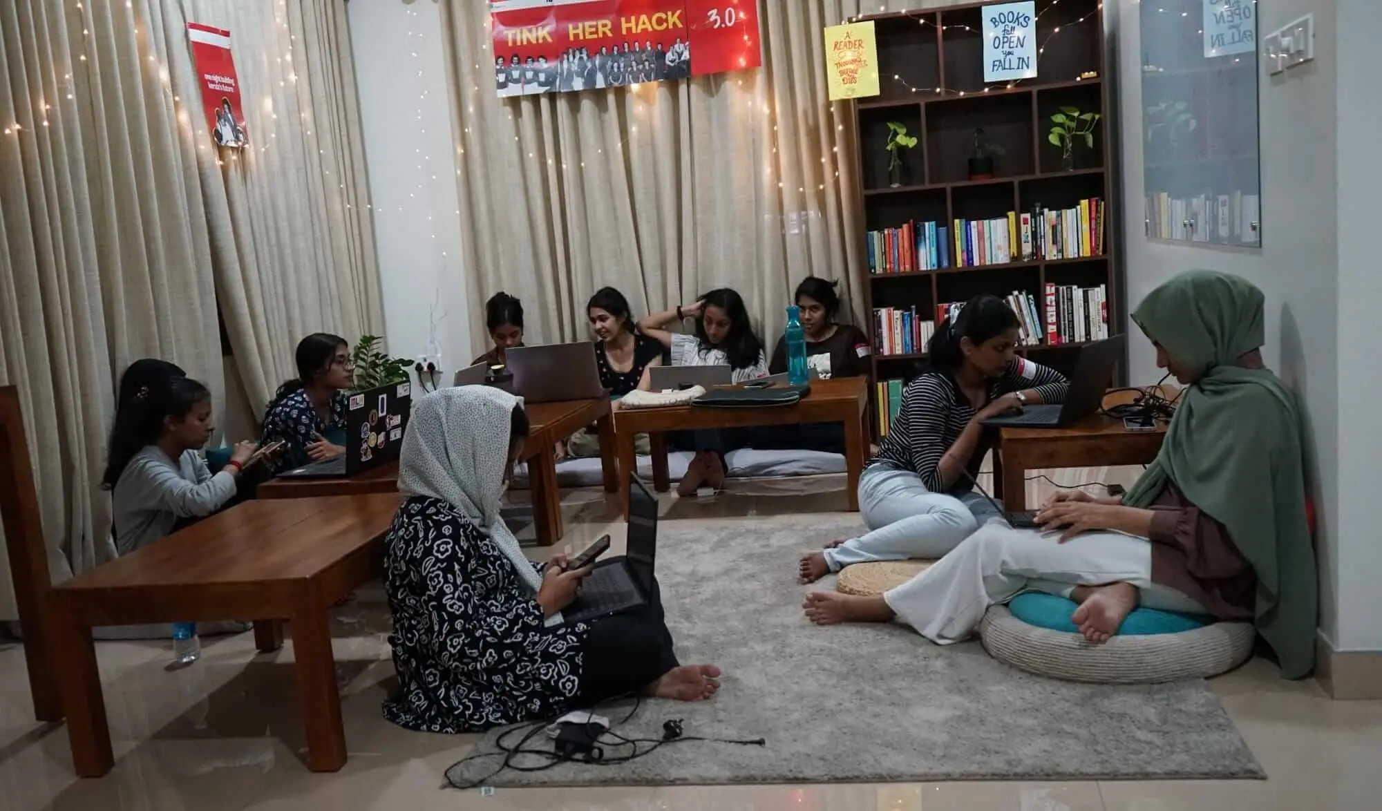 Seventeen women built seven projects in eighteen hours