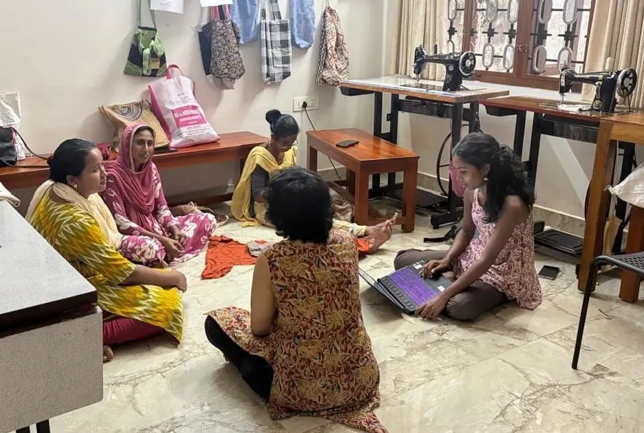 The stitching class talked designs, not just sewing