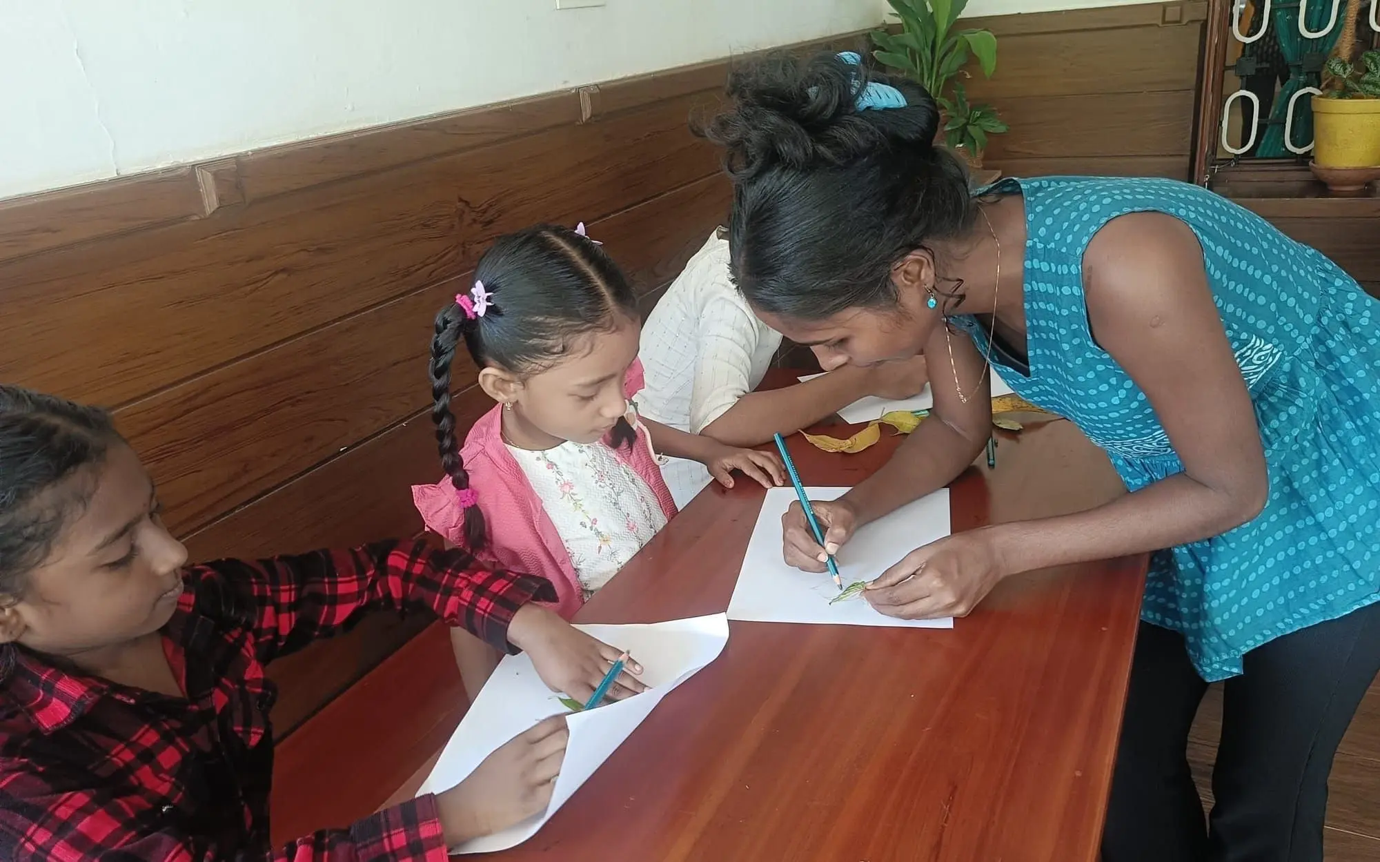 Thudippu started craft-making sessions for children