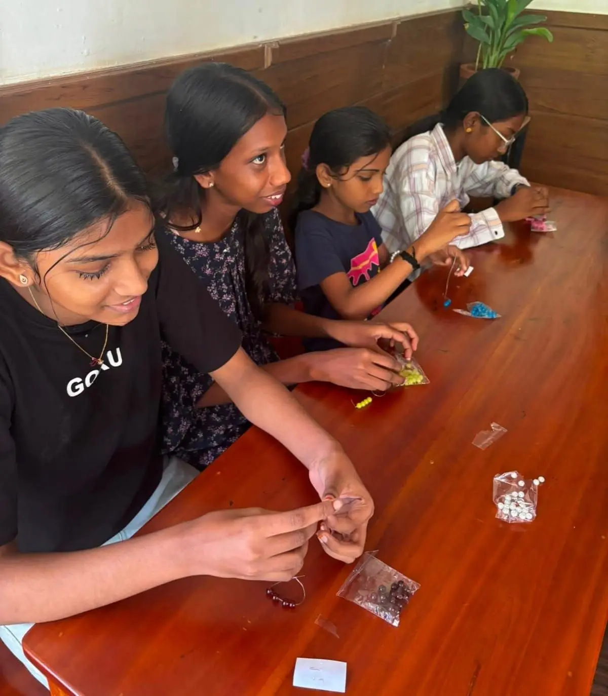 Another craft session for the children