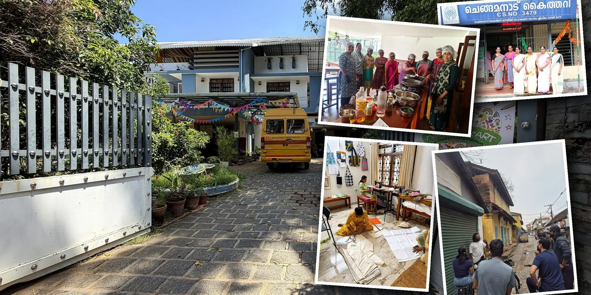 A visit brought talk of the work going on here
