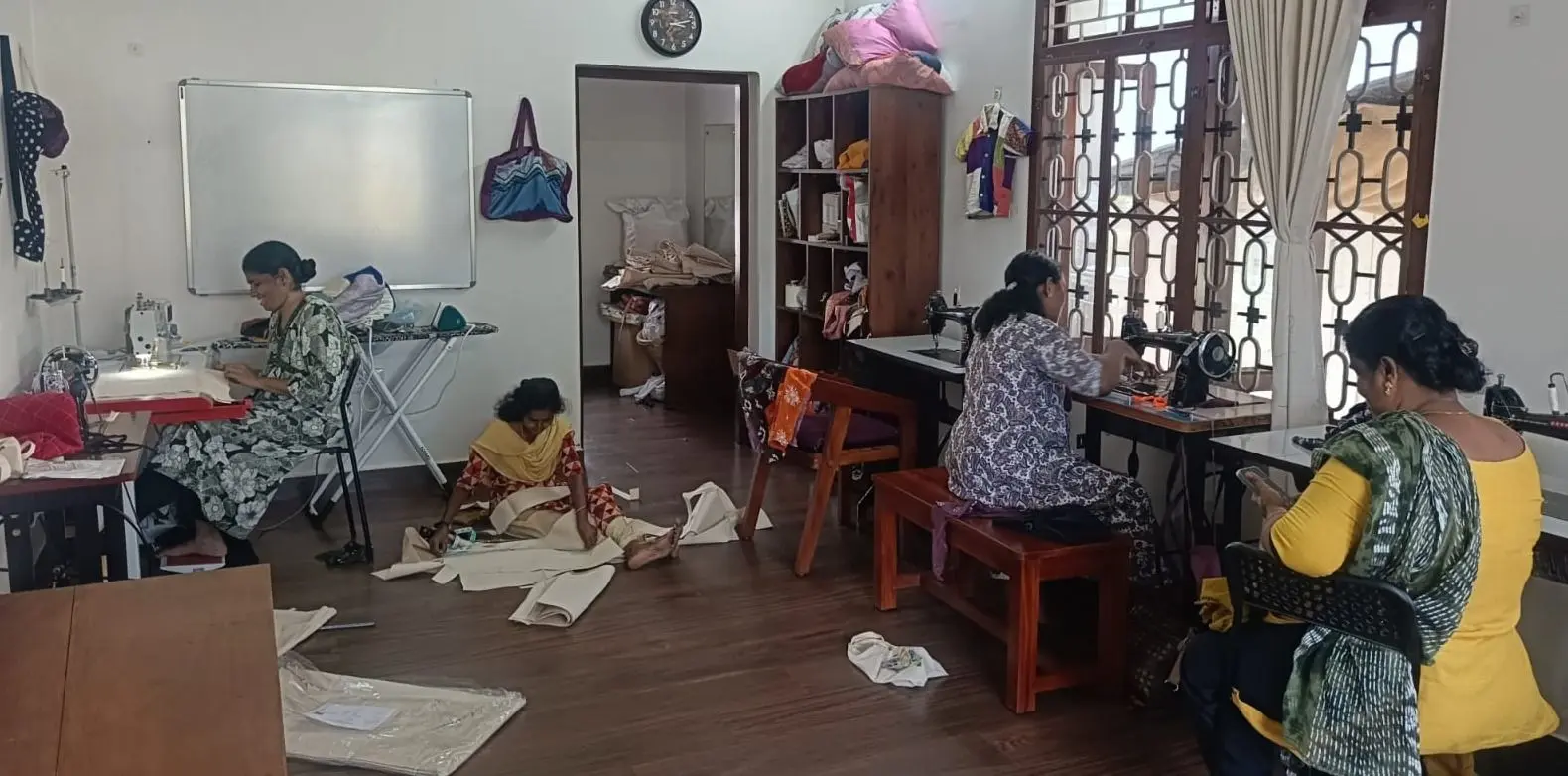 Stitching team starts another 50-bag order for FOSS United