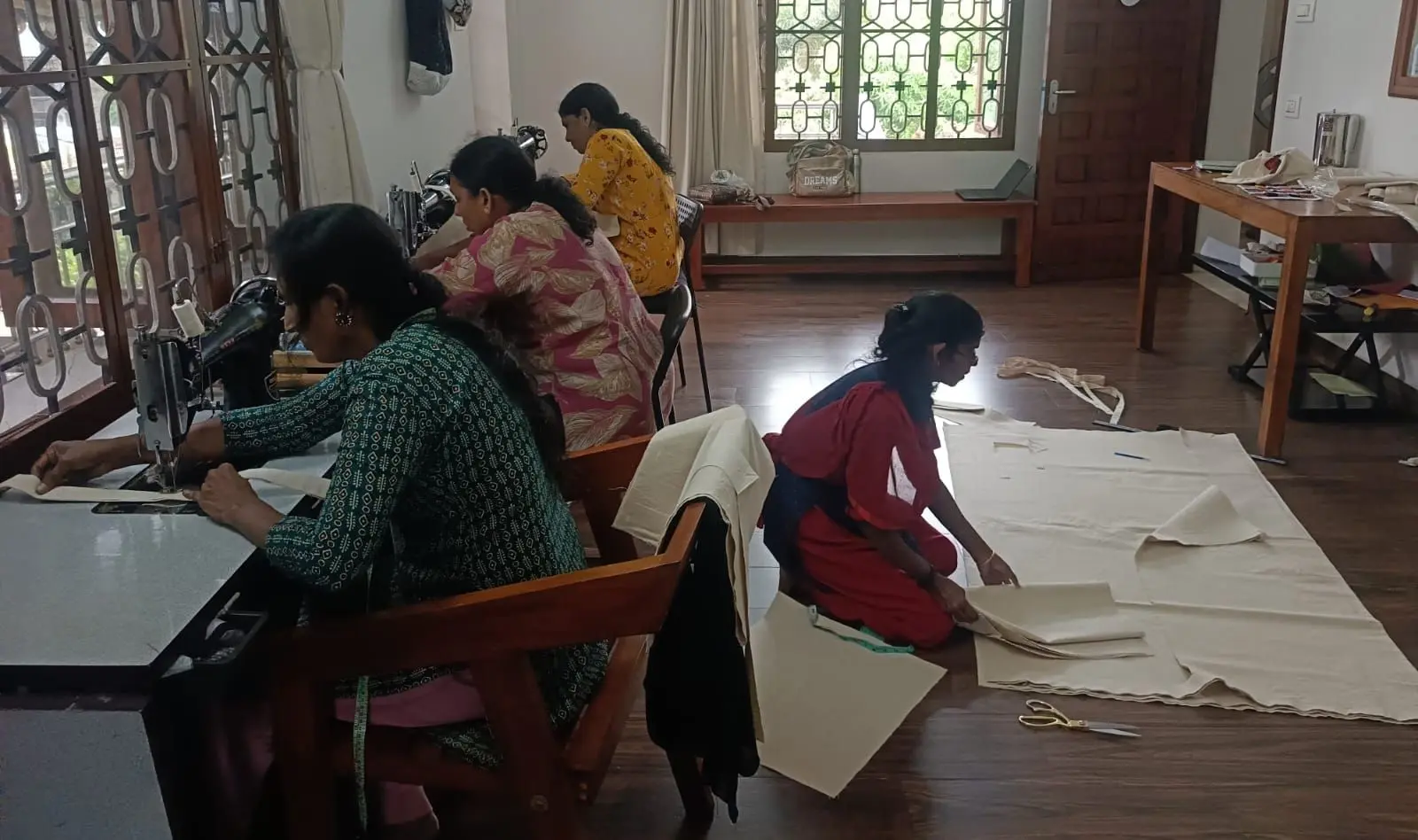 Sprinting Against Time: Completing 50 Tote Bags and Reorganizing Kantha Craft